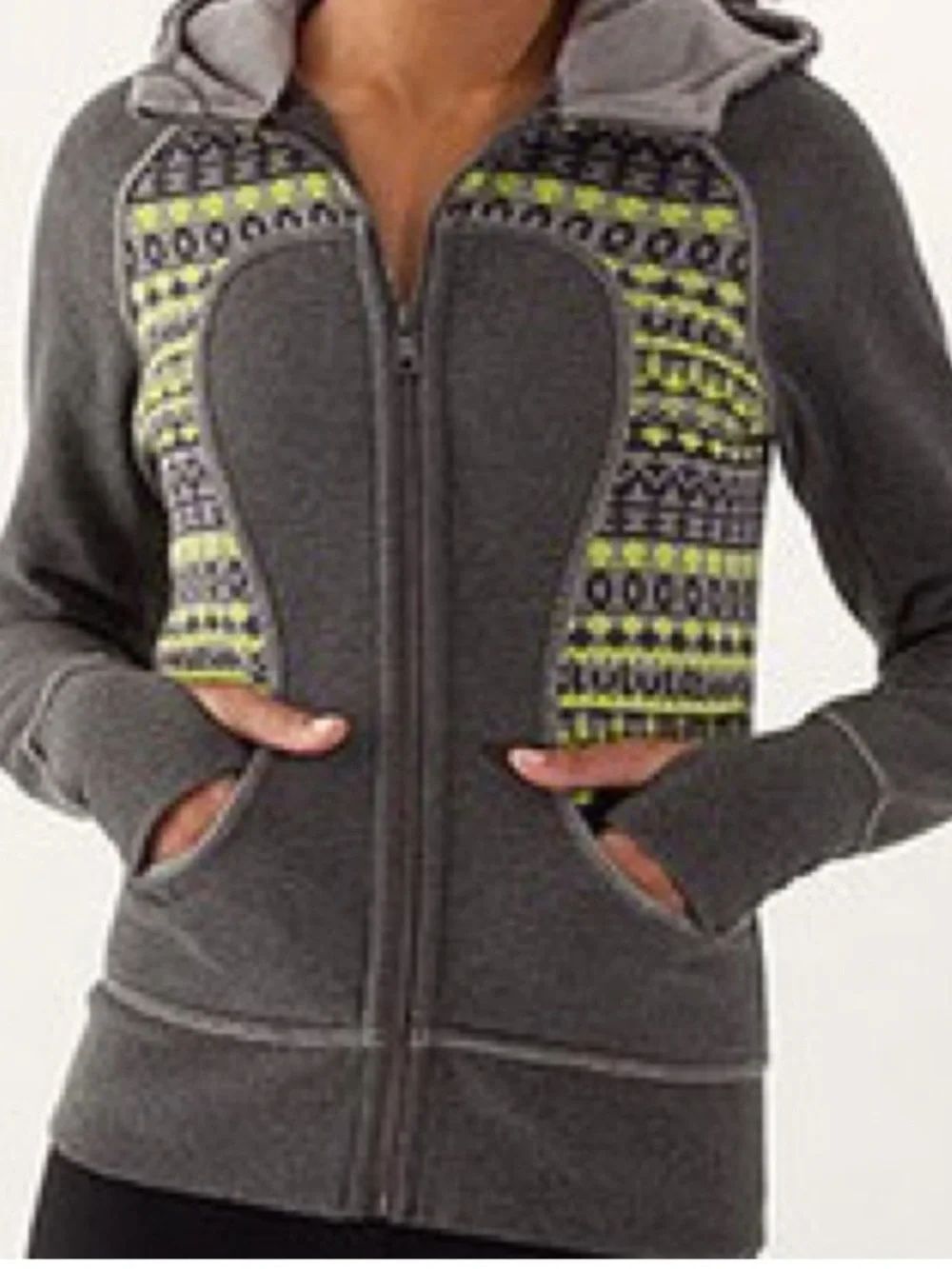lululemon Special Edition Rare Fair Isle Scuba Hoodie